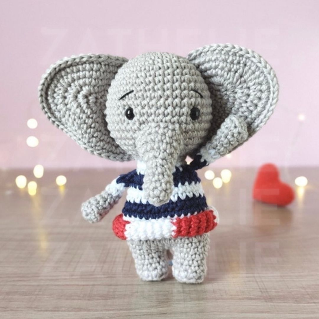 Balthazar Elefante Amigurumi