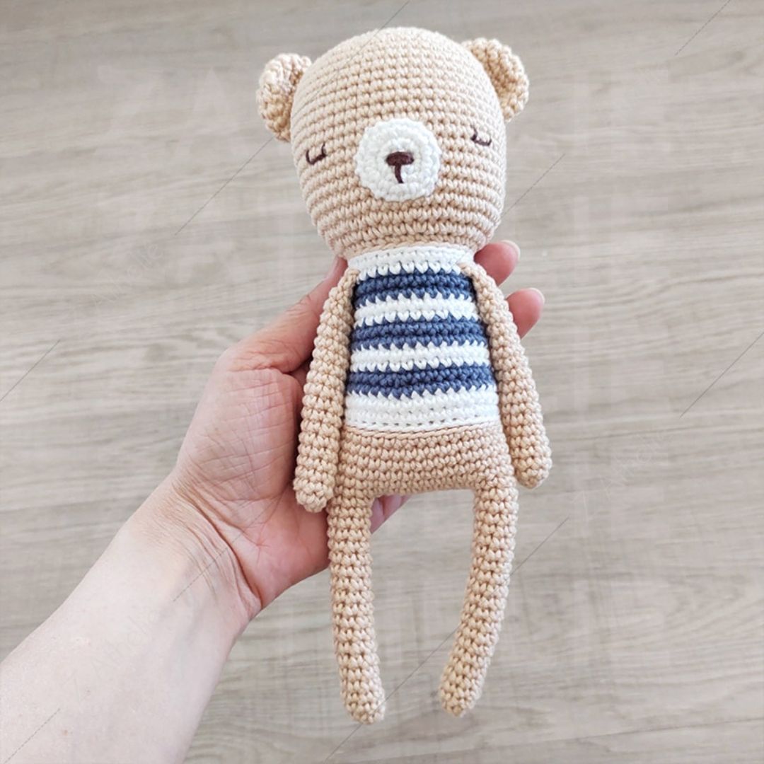 Oliver o Urso Amigurumi